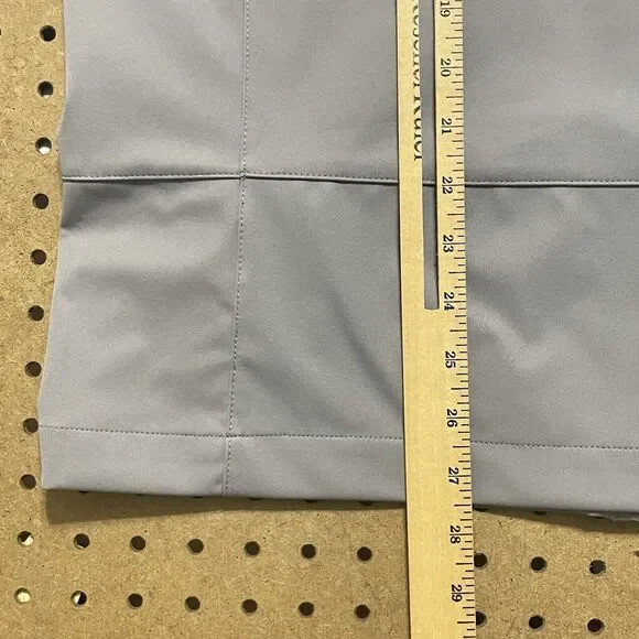 NWT Johnnie-O Golf Performance Full Zip Softshell Crest Vest Gray Large Men $145